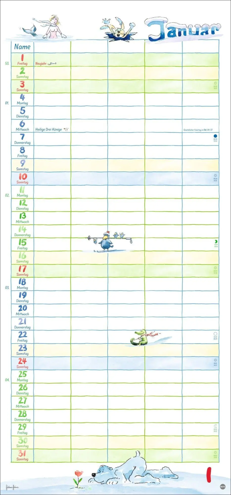 Bild: 9783756414727 | Helme Heine: Familienplaner 2027 | Helme Heine | Kalender | 15 S.