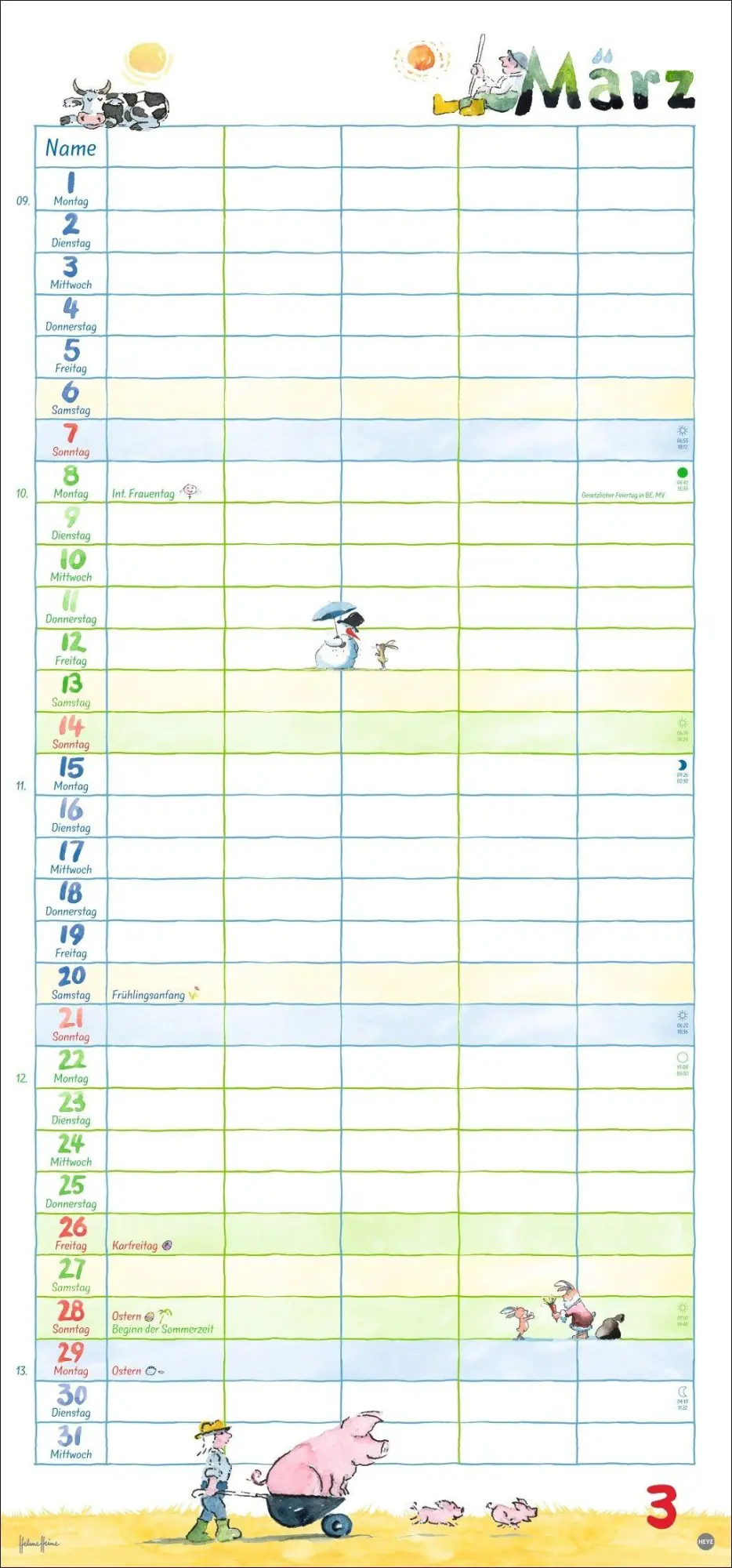 Bild: 9783756414727 | Helme Heine: Familienplaner 2027 | Helme Heine | Kalender | 15 S.