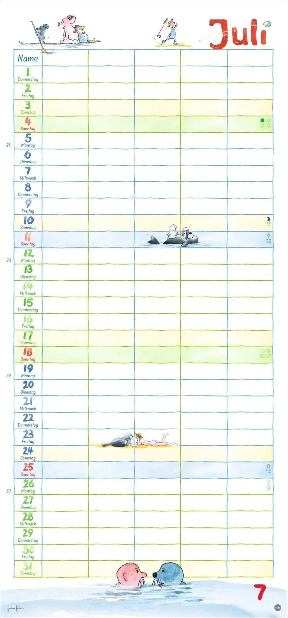 Bild: 9783756414727 | Helme Heine: Familienplaner 2027 | Helme Heine | Kalender | 15 S.