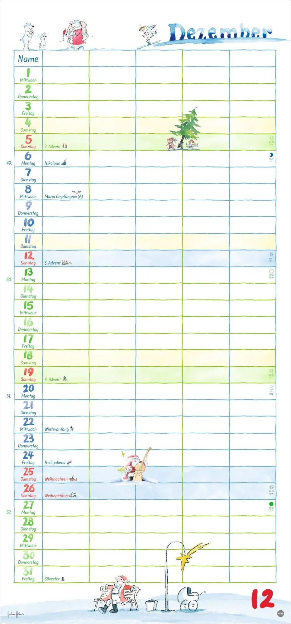 Bild: 9783756414727 | Helme Heine: Familienplaner 2027 | Helme Heine | Kalender | 15 S.