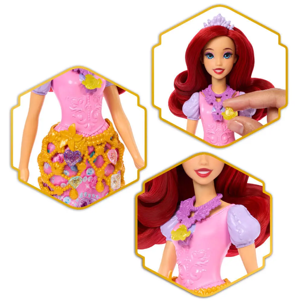 Bild: 194735334827 | Disney Prinzessin Juwel Reveal Arielle Puppe | Hülse im Karton | JHL49