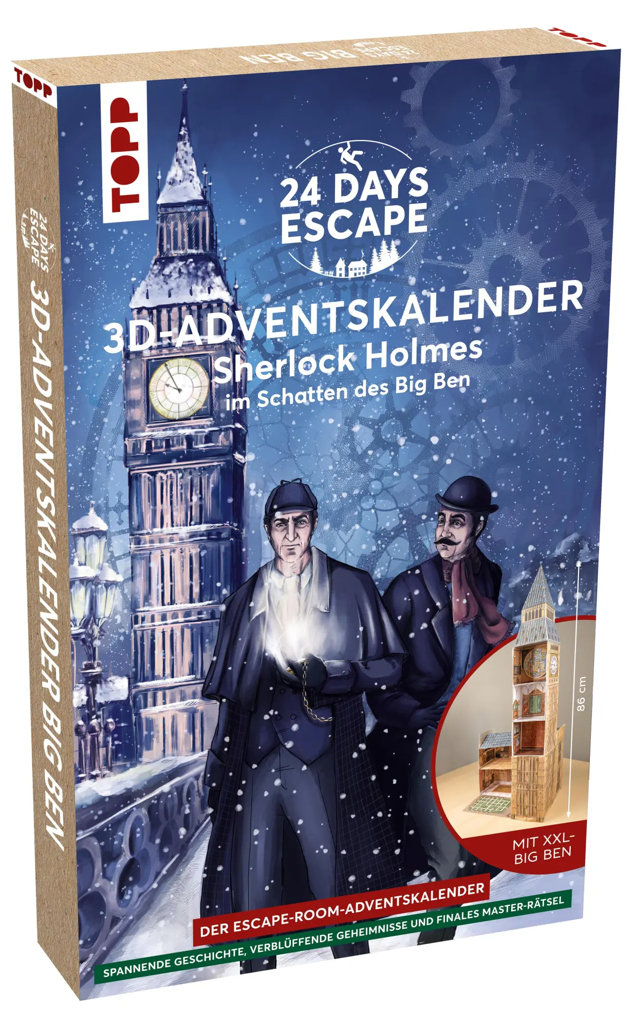 Cover: 4007742184827 | 24 DAYS ESCAPE 3D-Adventskalender - Sherlock Holmes im Schatten des...