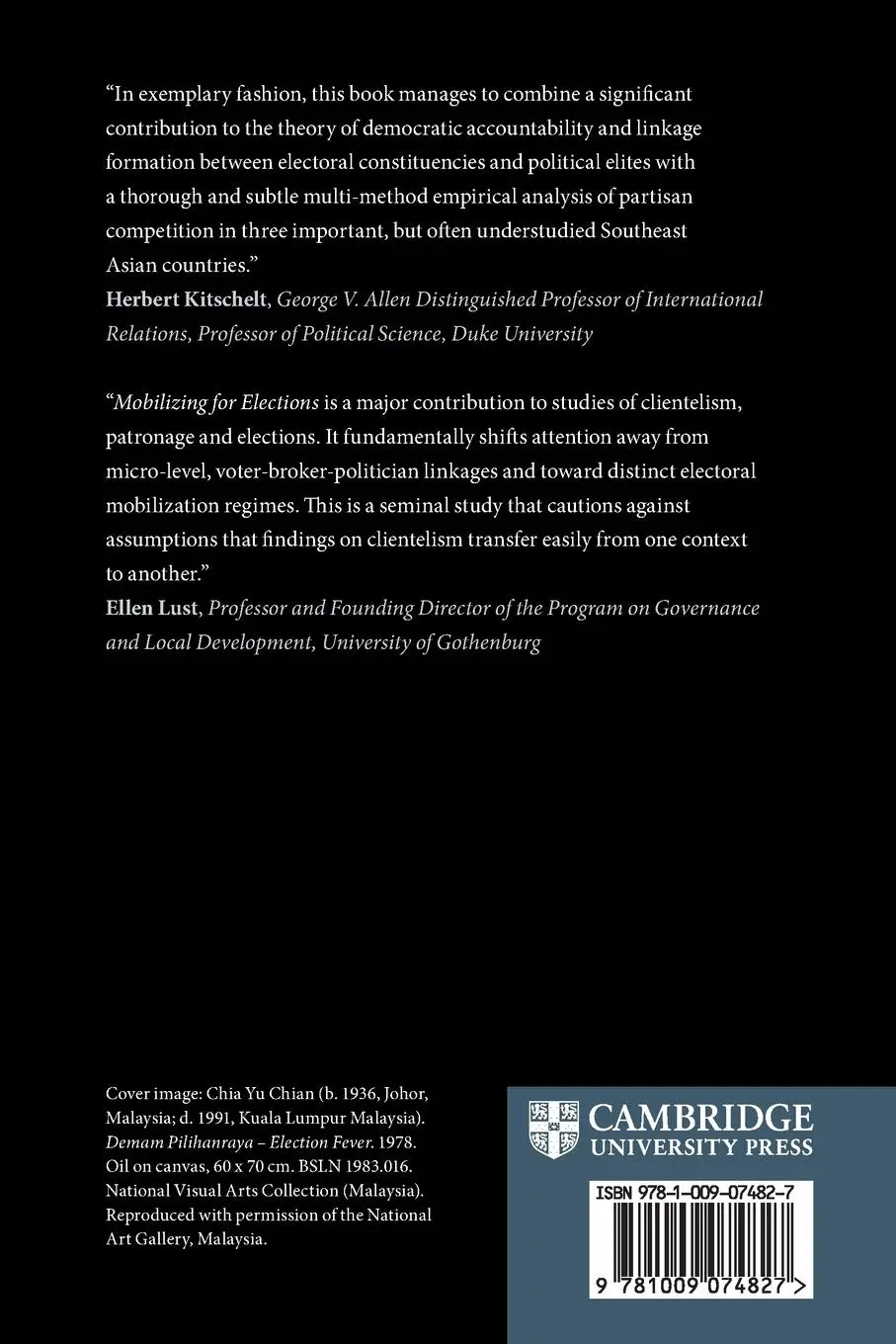 Rückseite: 9781009074827 | Mobilizing for Elections | Edward Aspinall (u. a.) | Taschenbuch