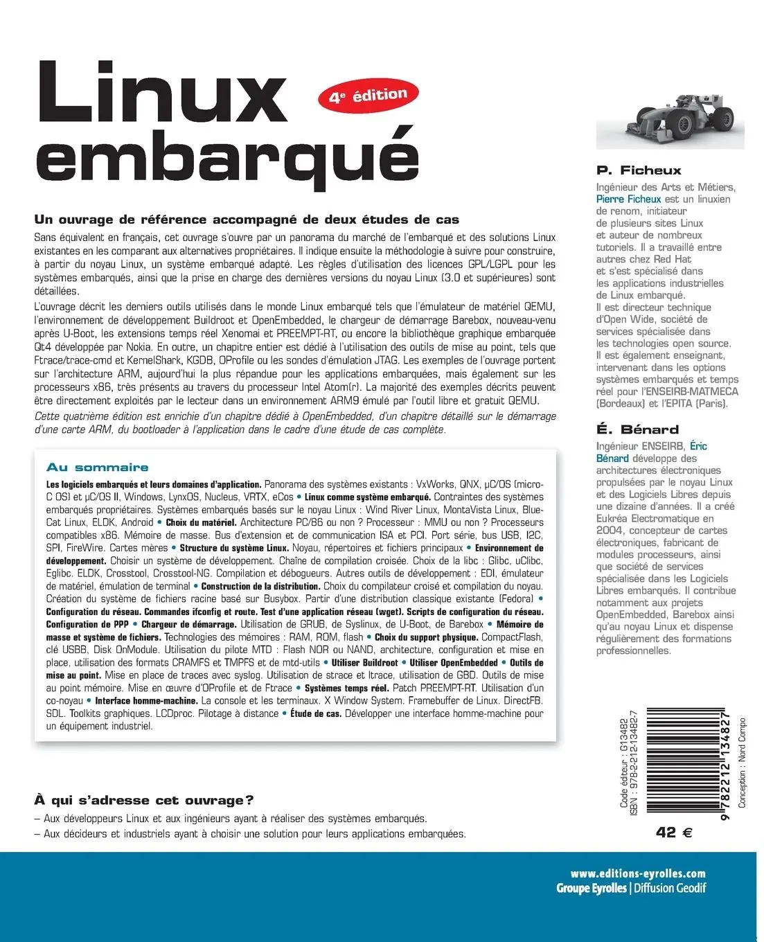 Rückseite: 9782212134827 | Linux embarqué: Nouvelle étude de cas - Traite d'OpenEmbedded. | Buch