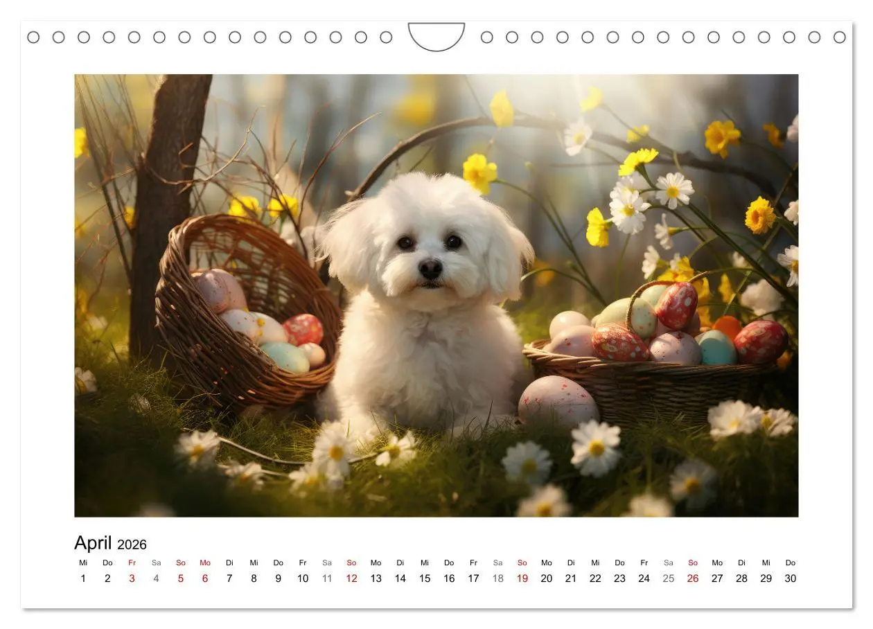 Bild: 9783457354827 | Bichon frisé, weiße Hündchen mit lockigem Haar (Wandkalender 2026...