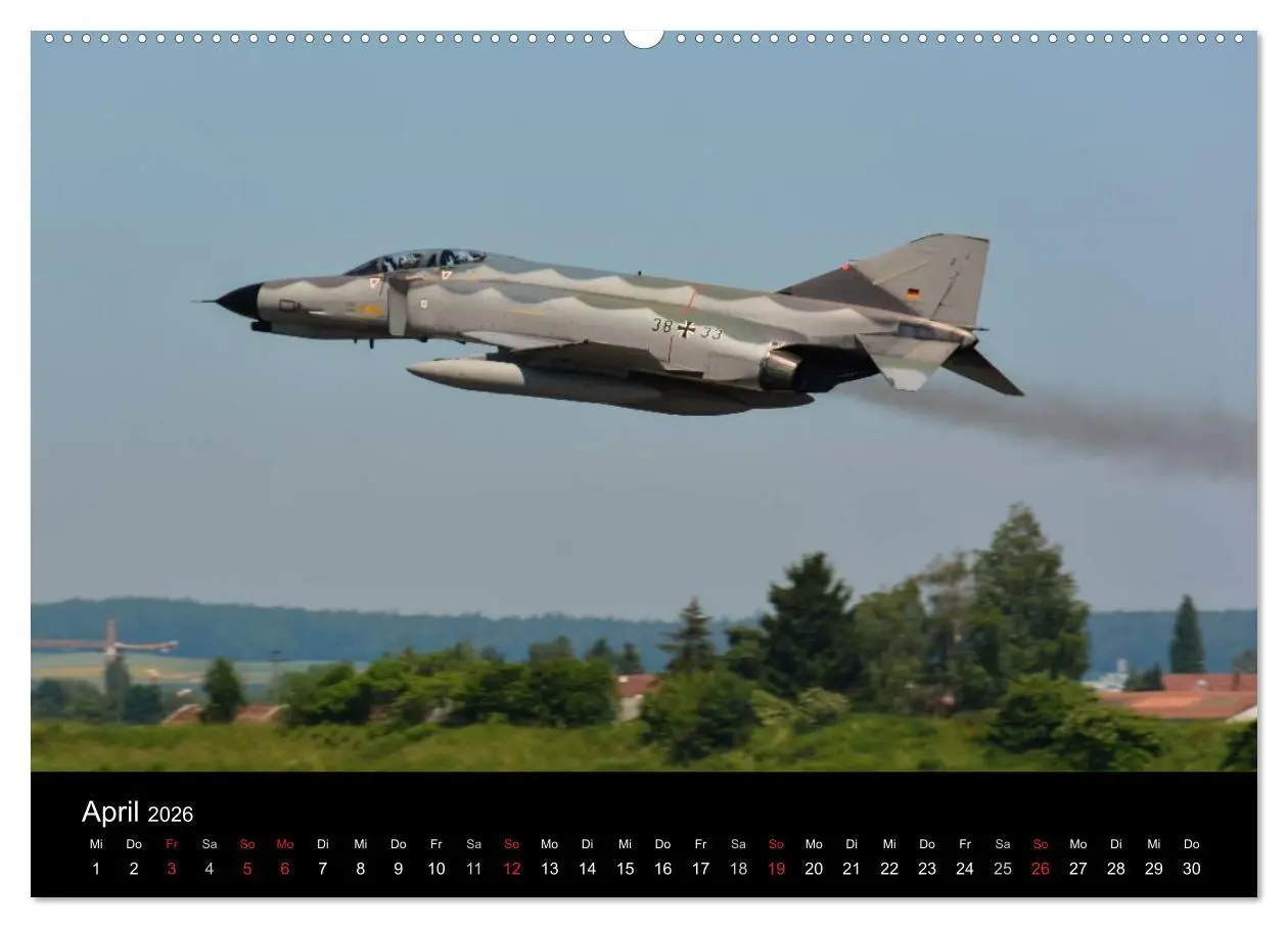 Bild: 9783516134827 | Phantoms bei der Luftwaffe (hochwertiger Premium Wandkalender 2026...