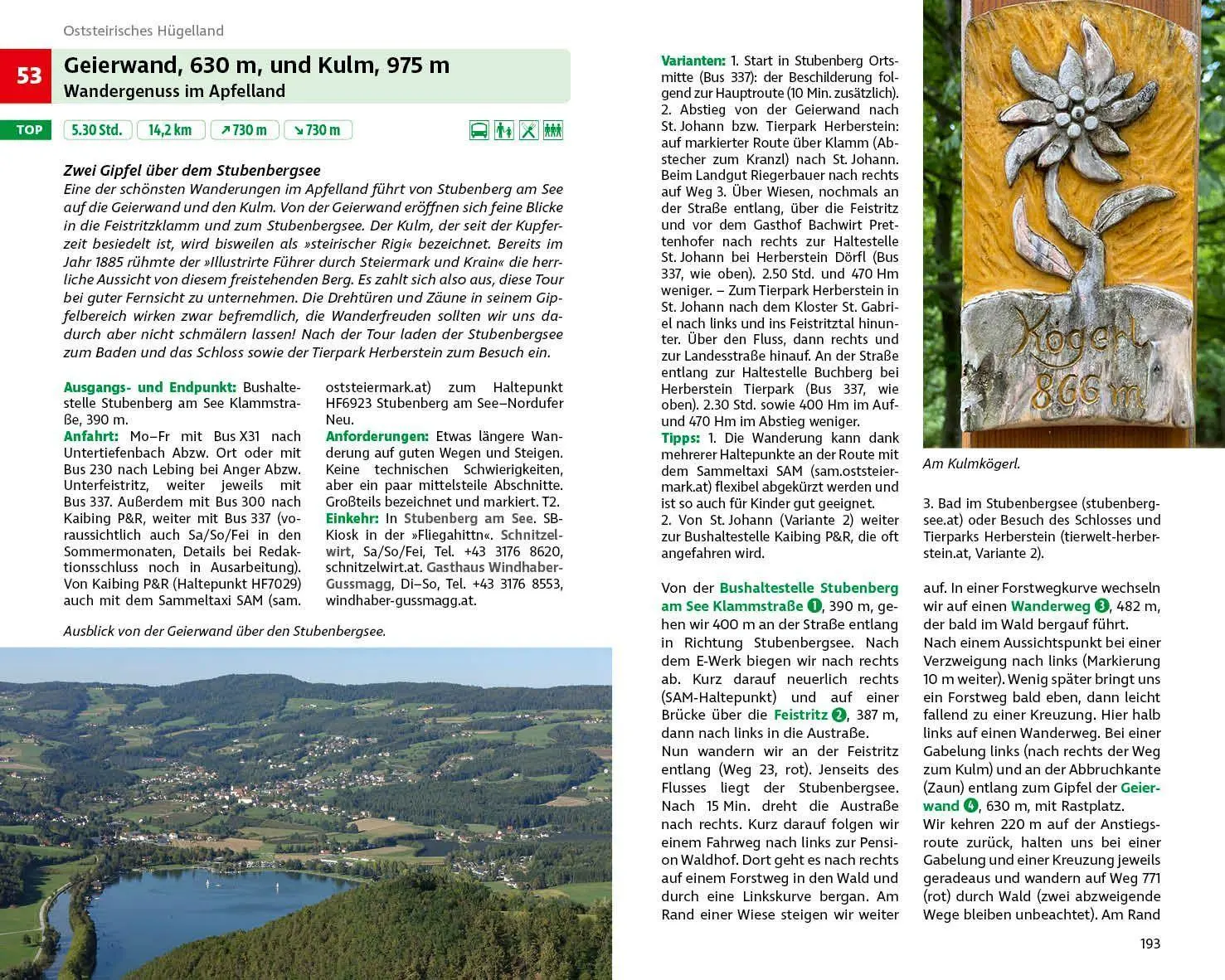 Bild: 9783763334827 | ROTHER Wanderbuch Wandern mit Öffis - Steiermark. 60 Touren mit...