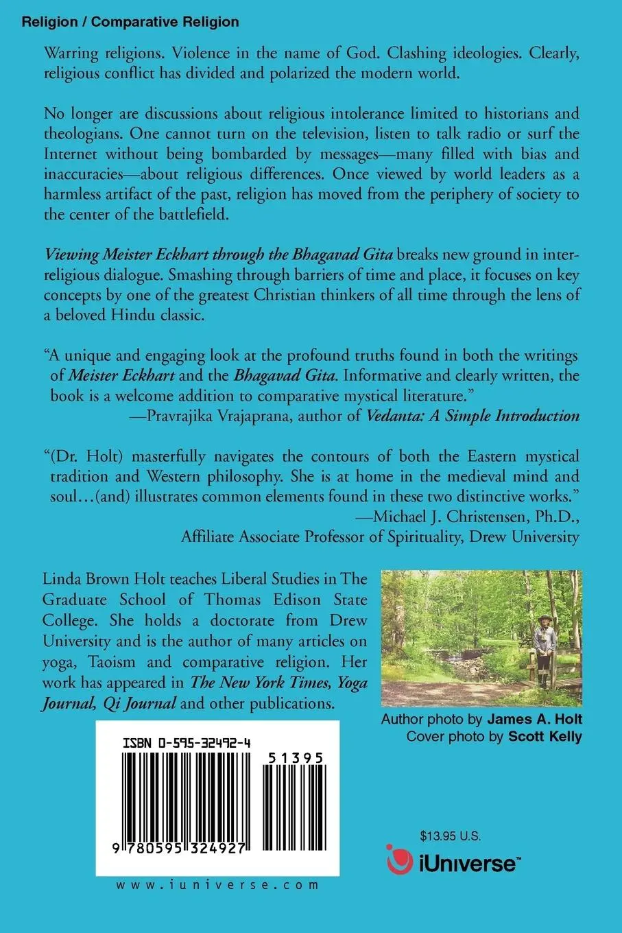 Rückseite: 9780595324927 | Viewing Meister Eckhart Through the Bhagavad Gita | Linda Brown Holt