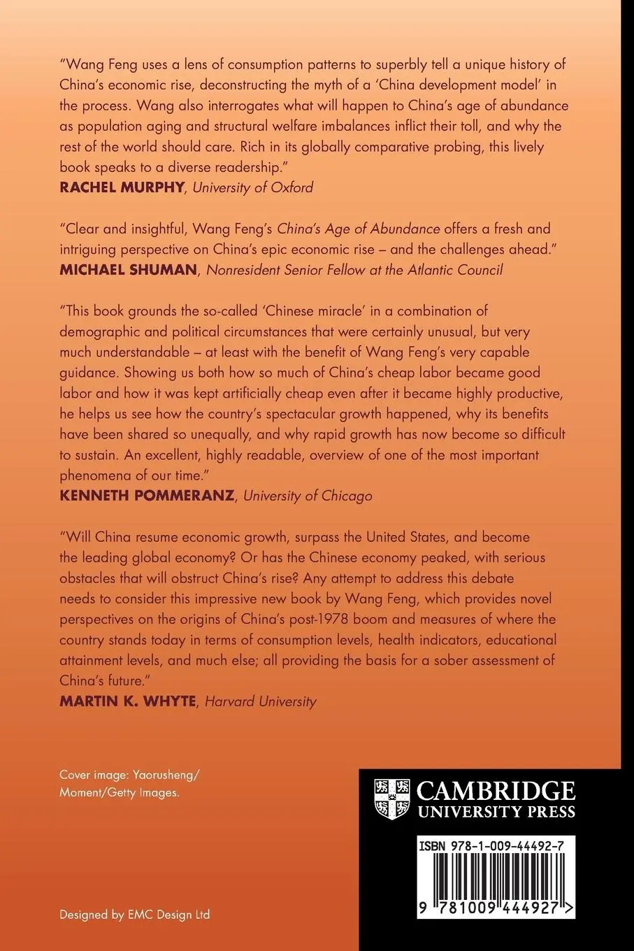 Rückseite: 9781009444927 | China's Age of Abundance | Feng Wang | Taschenbuch | Englisch | 2024