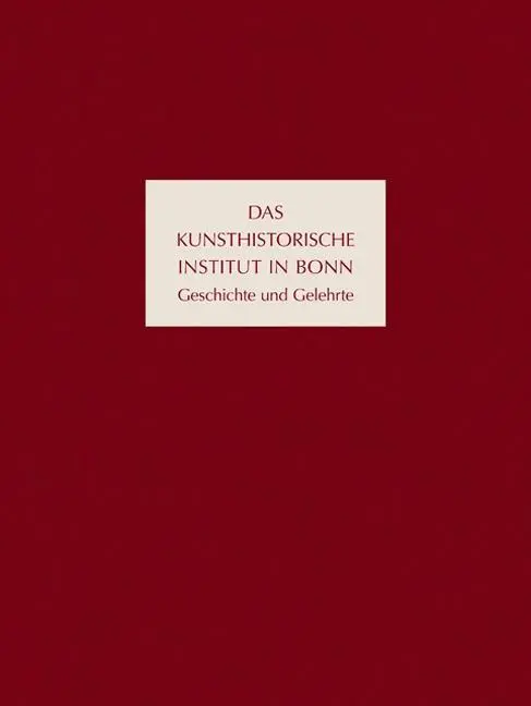 Cover: 9783422074927 | Das Kunsthistorische Institut in Bonn | Geschichte und Gelehrte | Kanz