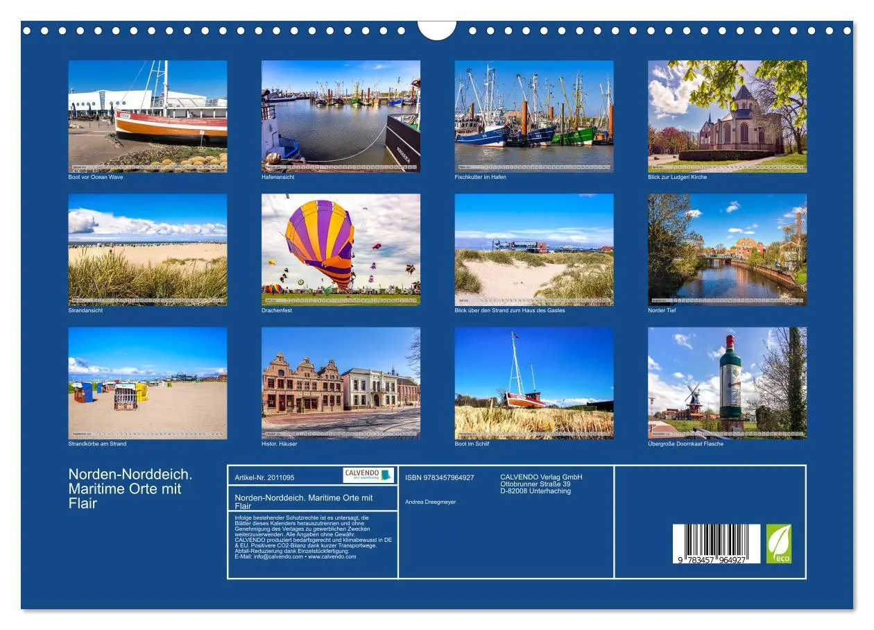 Bild: 9783457964927 | Norden-Norddeich. Maritime Orte mit Flair (Wandkalender 2026 DIN A3...