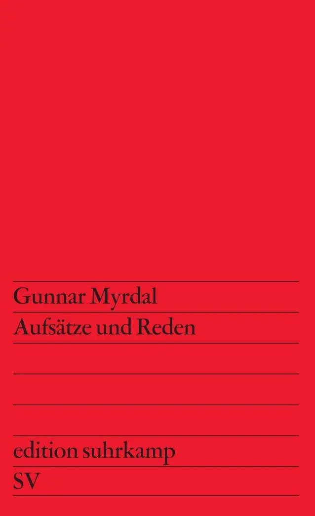 Cover: 9783518104927 | Aufsätze und Reden | Aus dem Englischen übersetzt von Michael Lang
