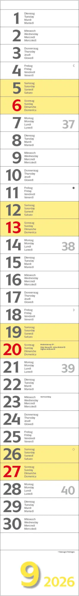 Bild: 9783731884927 | Super Long 2026 | Verlag Korsch | Kalender | Spiralbindung | 13 S.