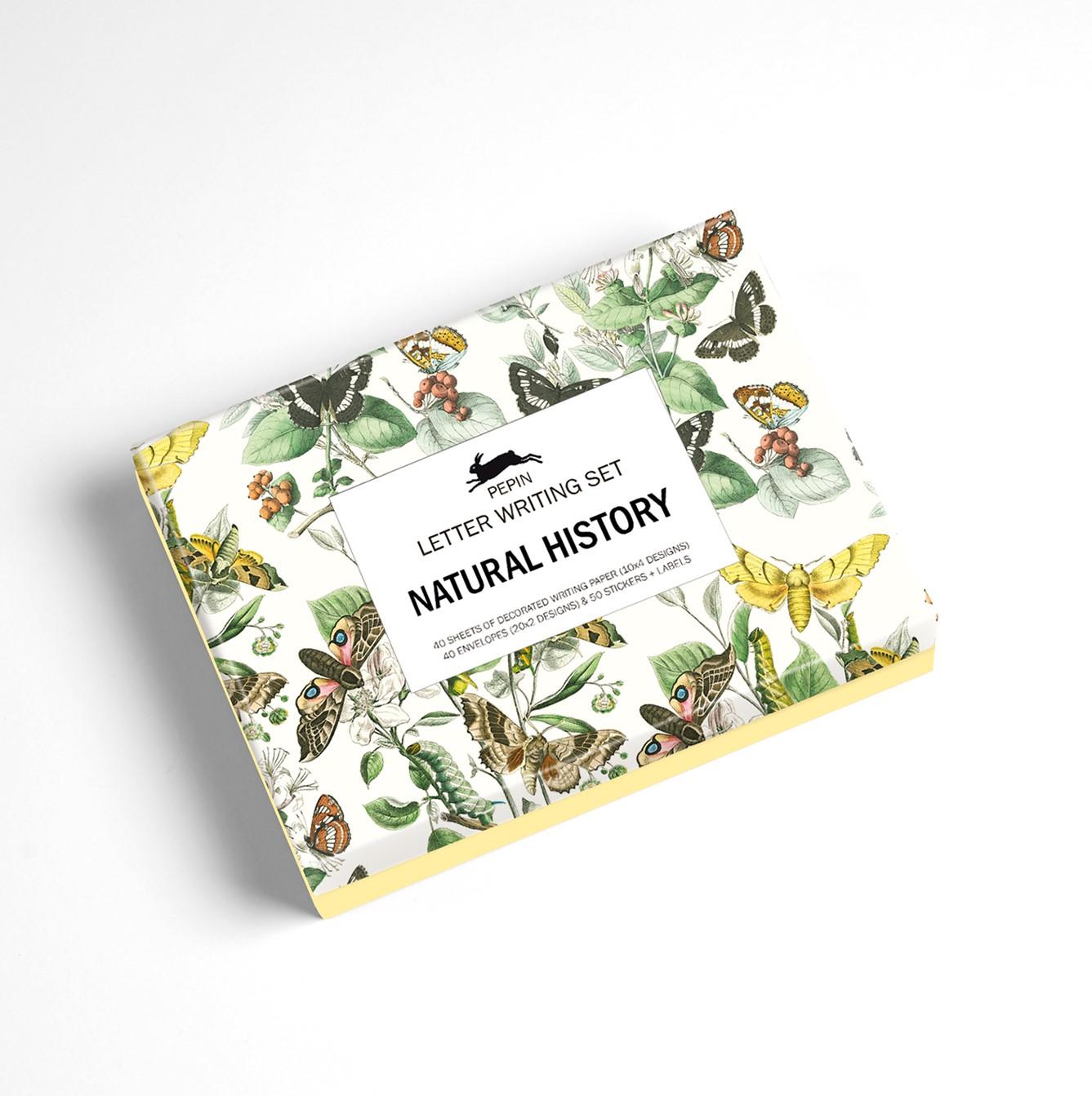 Cover: 9789460094927 | Natural History | Papercraft Book. Lettering Writing Set | Roojen