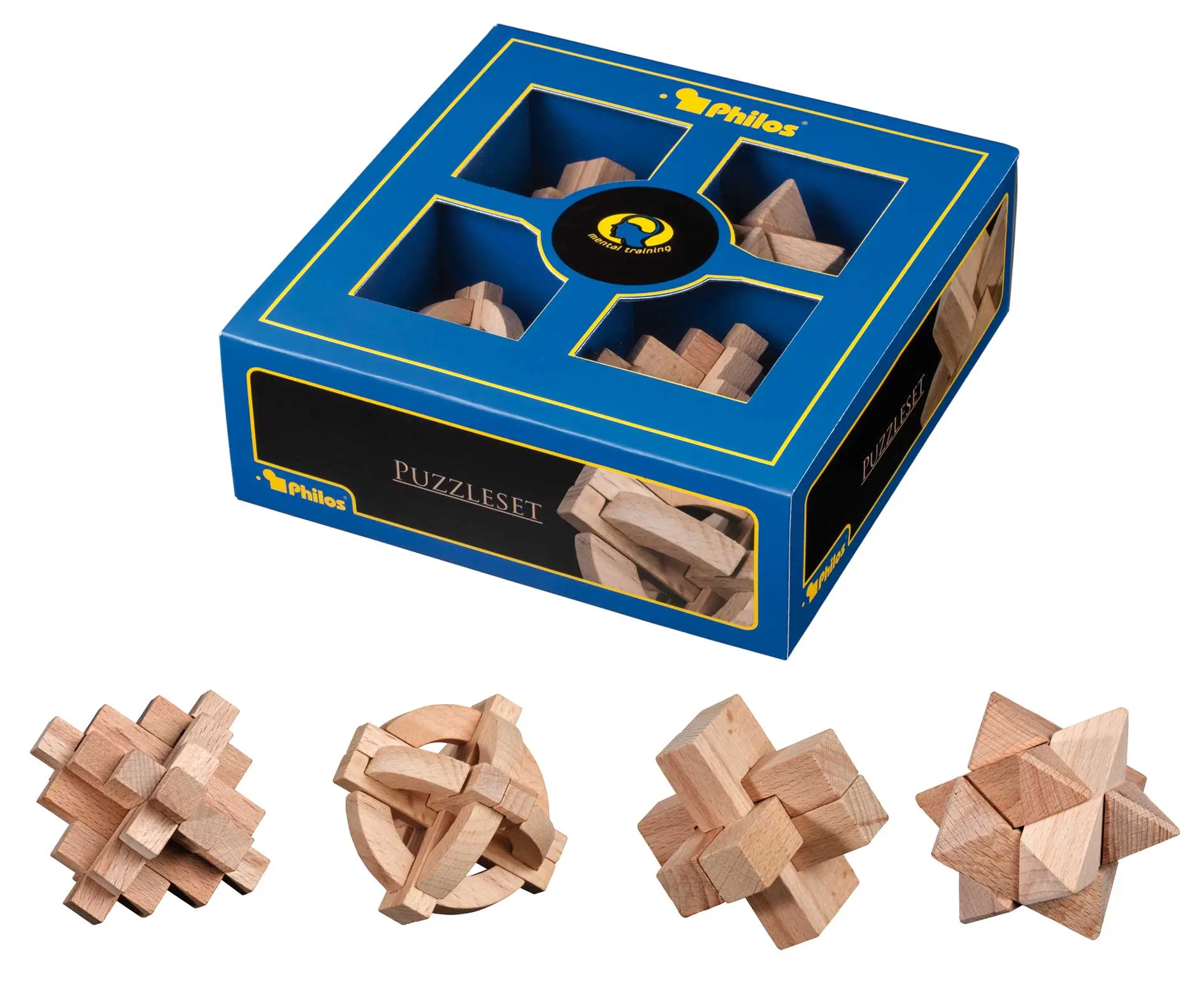 Cover: 4014156035027 | Philos 3502 - Puzzleset 2, Holz, 4-teilig, Puzzlespiele,...