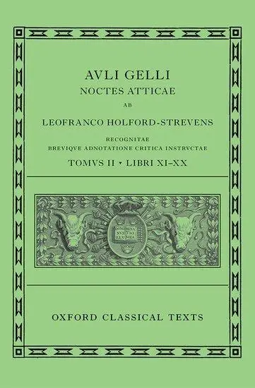 Cover: 9780199695027 | Aulus Gellius: Attic Nights, Books 11-20 (Auli Gelli Noctes...