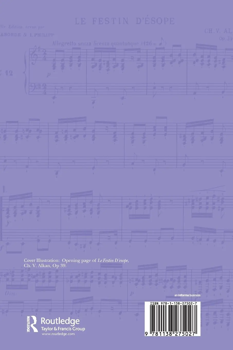 Rückseite: 9781138275027 | Charles Valentin Alkan | His Life and His Music | Eddie | Taschenbuch