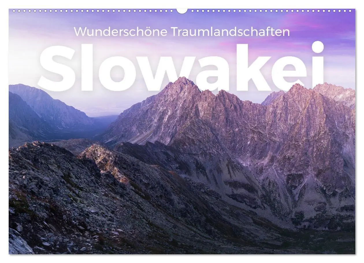 Cover: 9783457615027 | Slowakei - Wunderschöne Traumlandschaften (Wandkalender 2026 DIN A2...