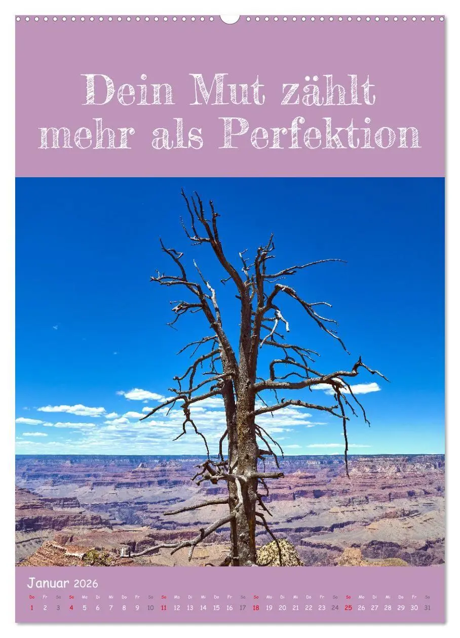 Bild: 9783516705027 | Positiv denken - Kalender für mehr Selbstvertrauen (Wandkalender...
