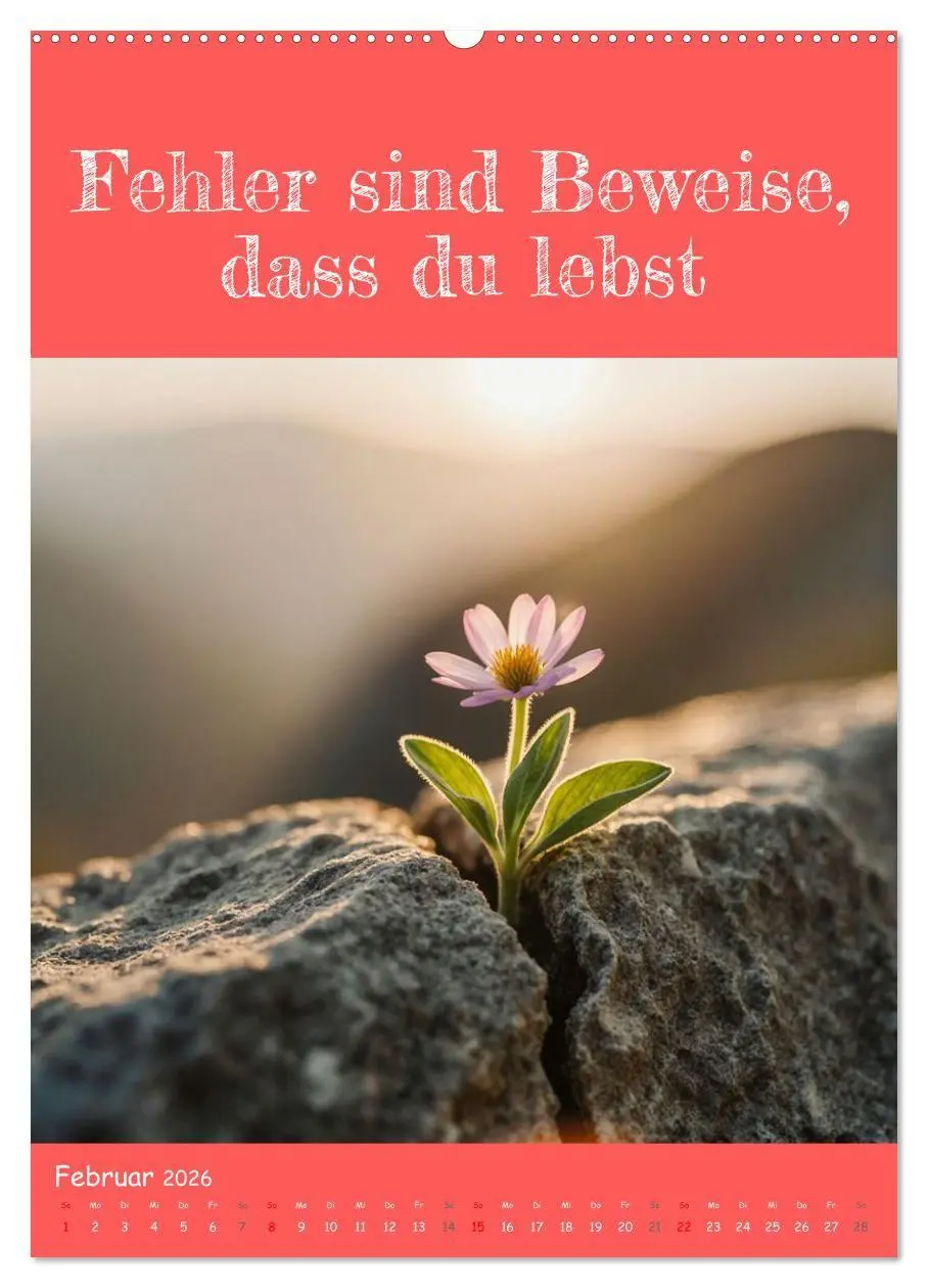 Bild: 9783516705027 | Positiv denken - Kalender für mehr Selbstvertrauen (Wandkalender...