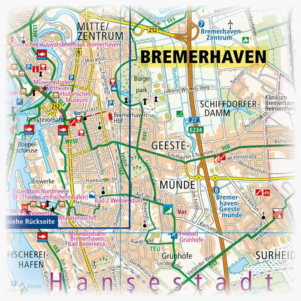 Bild: 9783747305027 | Bremerhaven - Nordenham - Butjadinger Land 1:50 000 | (Land-)Karte