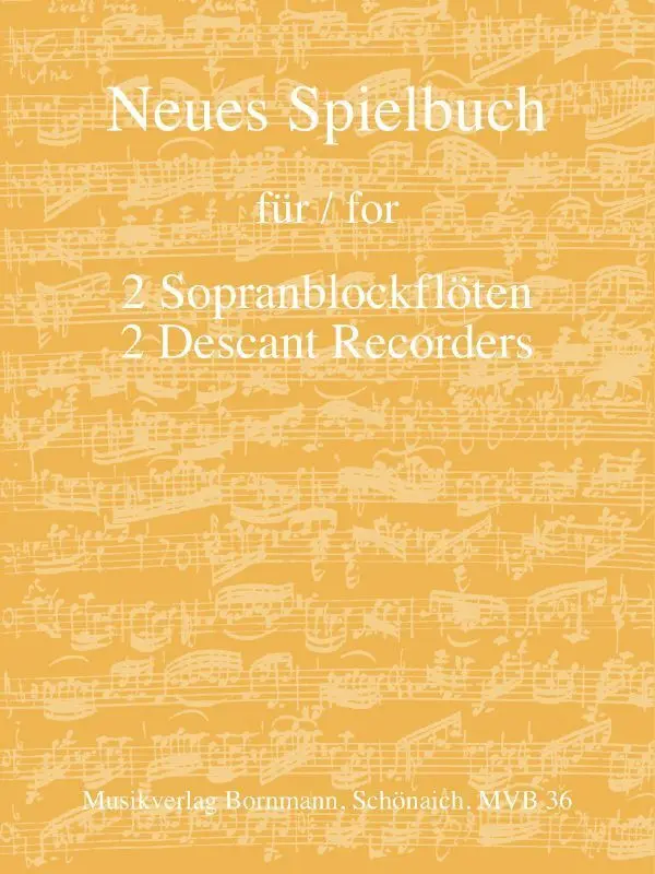 Cover: 9990050885027 | Neues Spielbuch für 2 Sopranblockflöten | für 2 Sopranblockflöten