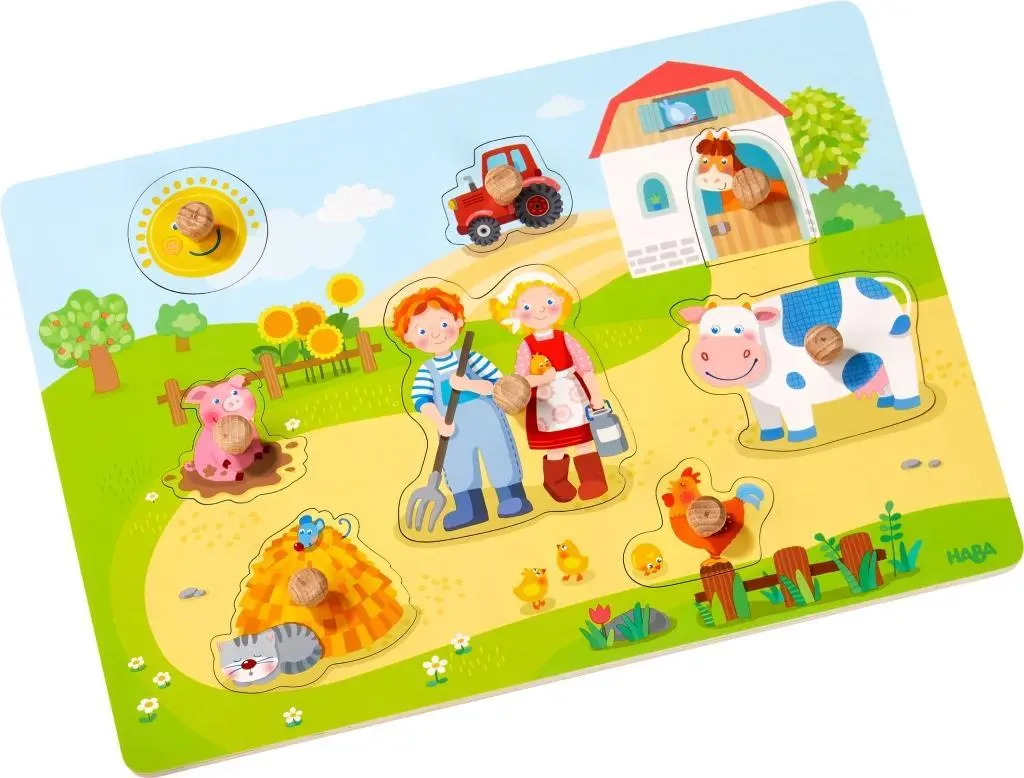 Cover: 4010168235127 | Greifpuzzle Auf dem Bauernhof 8 Teile | Spiel | 1303769001 | Deutsch
