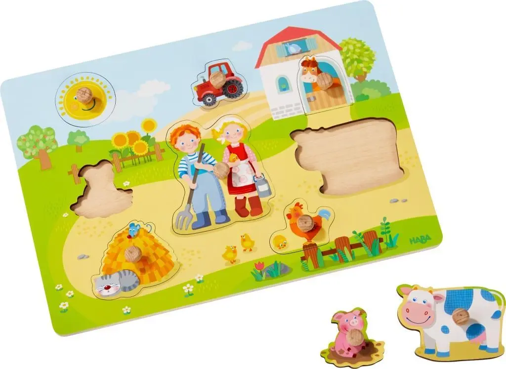 Bild: 4010168235127 | Greifpuzzle Auf dem Bauernhof 8 Teile | Spiel | 1303769001 | Deutsch