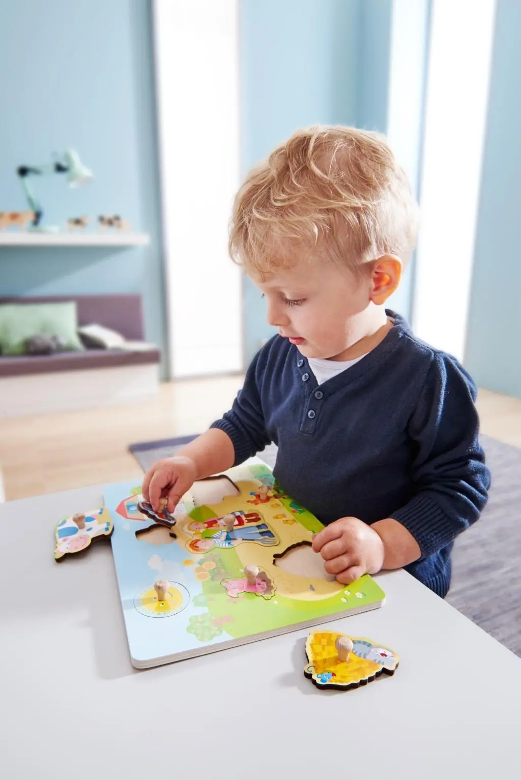 Bild: 4010168235127 | Greifpuzzle Auf dem Bauernhof 8 Teile | Spiel | 1303769001 | Deutsch