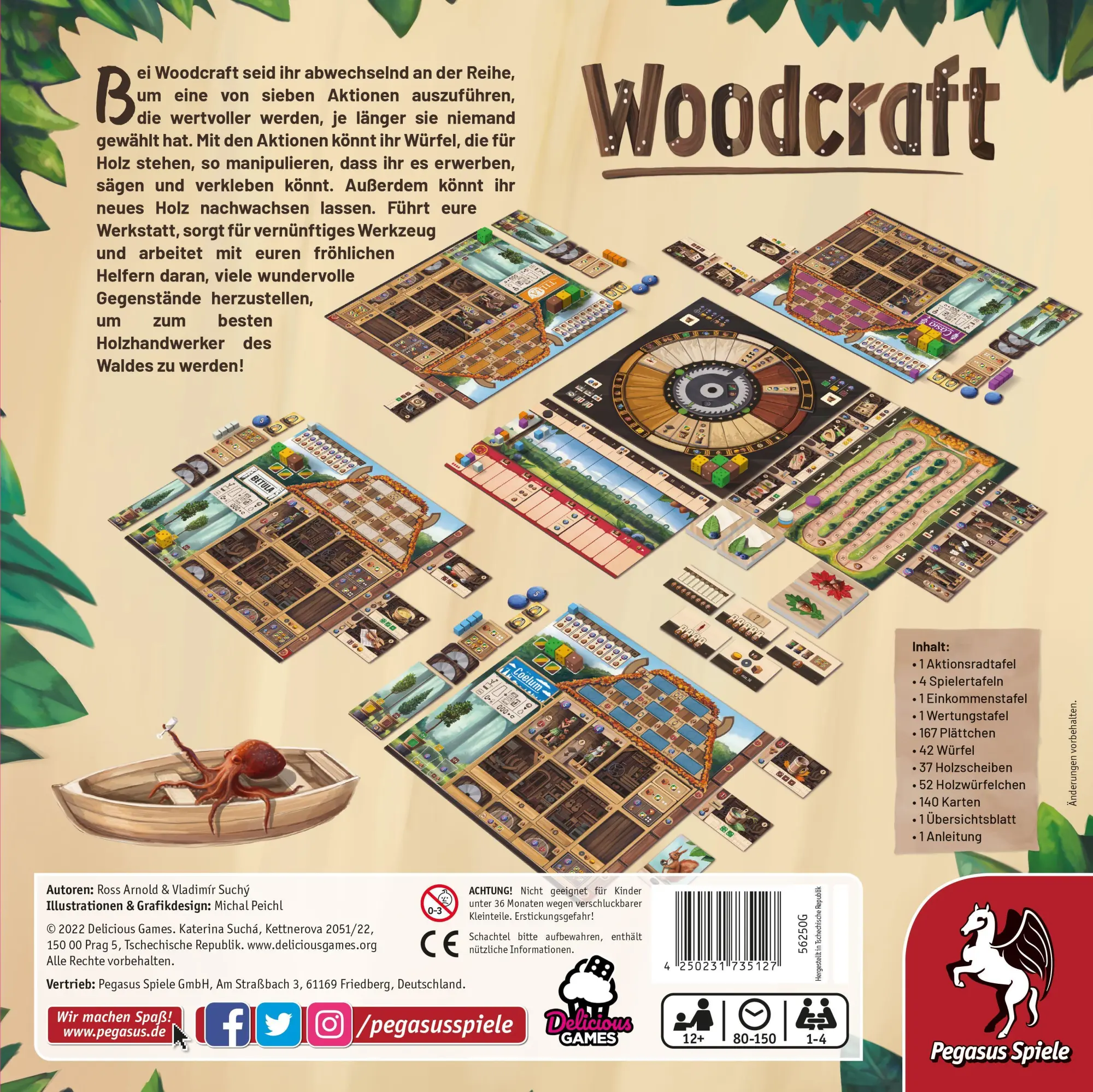 Bild: 4250231735127 | Woodcraft | Ross Arnold | Spiel | Brettspiel | 56250G | Deutsch | 2022