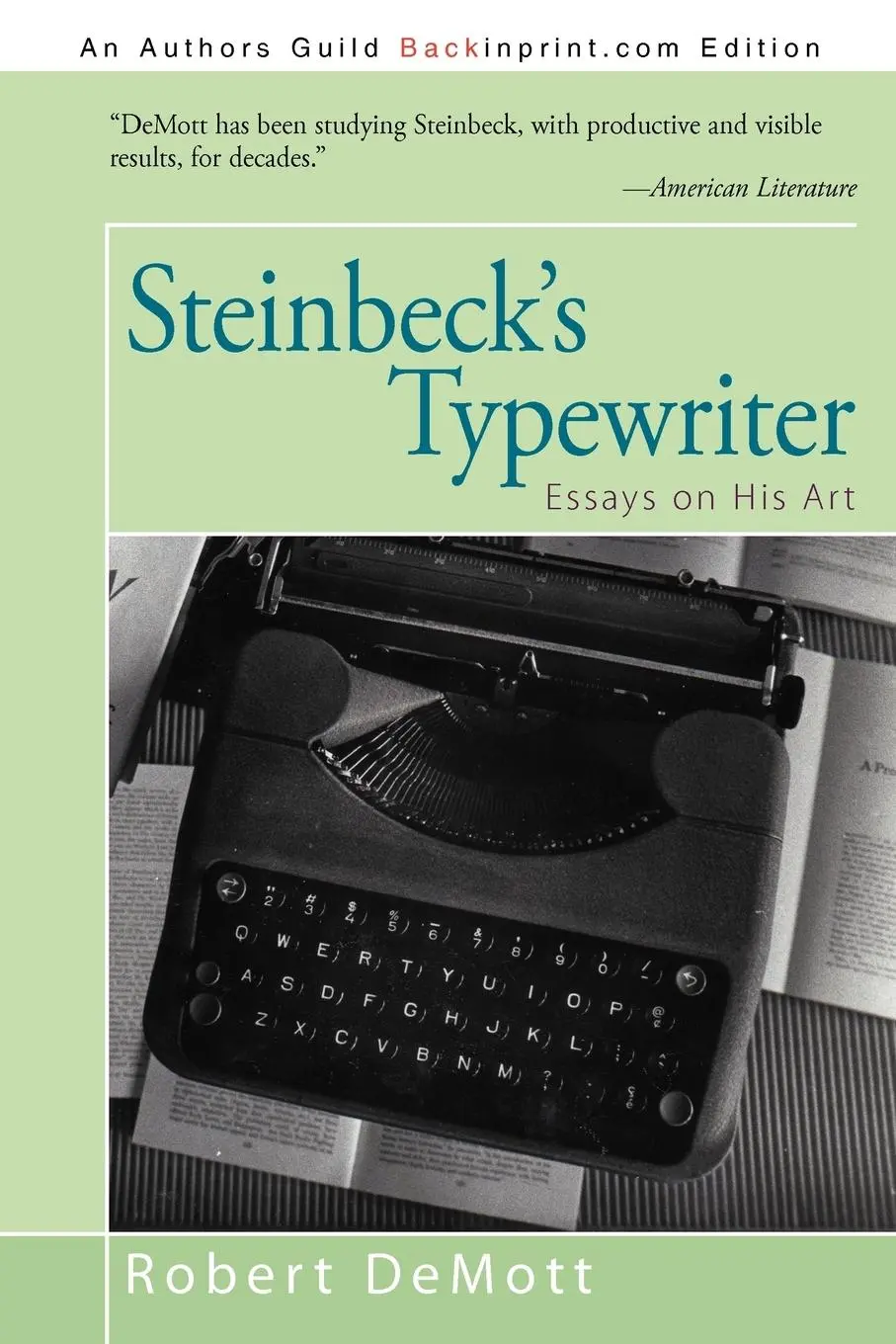 Cover: 9781475935127 | Steinbeck's Typewriter | Essays on His Art | Robert Demott | Buch