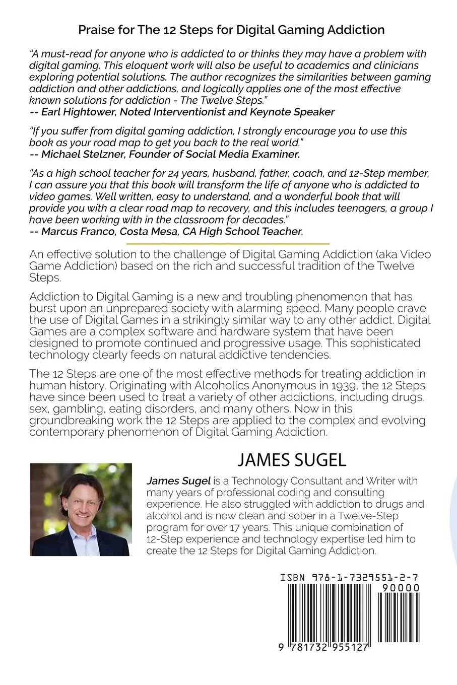 Rückseite: 9781732955127 | The Twelve Steps for Digital Gaming Addiction | James Sugel | Buch