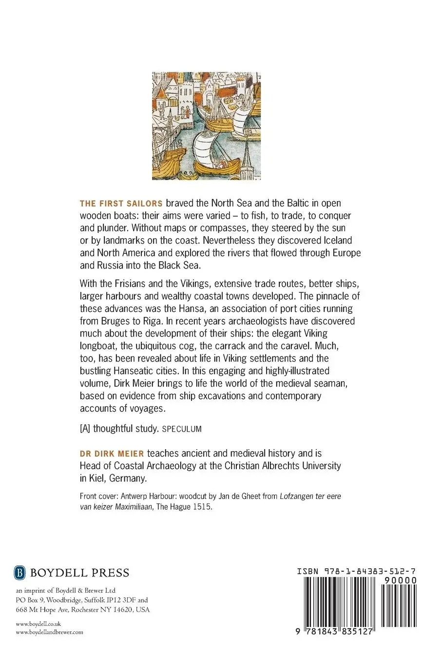 Rückseite: 9781843835127 | Seafarers, Merchants and Pirates in the Middle Ages | Dirk Meier