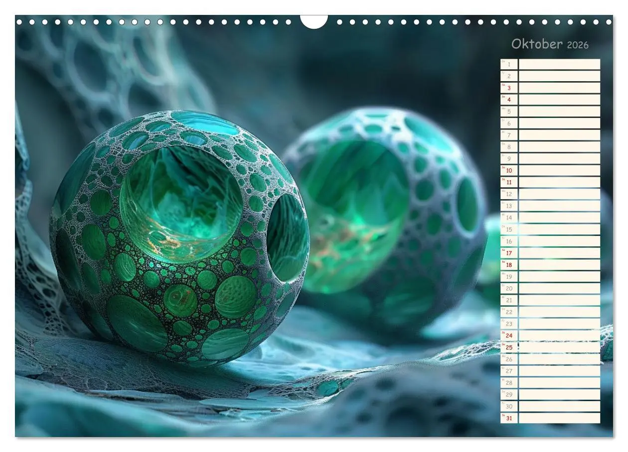 Bild: 9783457395127 | Elegante Wunderwelten (Wandkalender 2026 DIN A3 quer), CALVENDO...