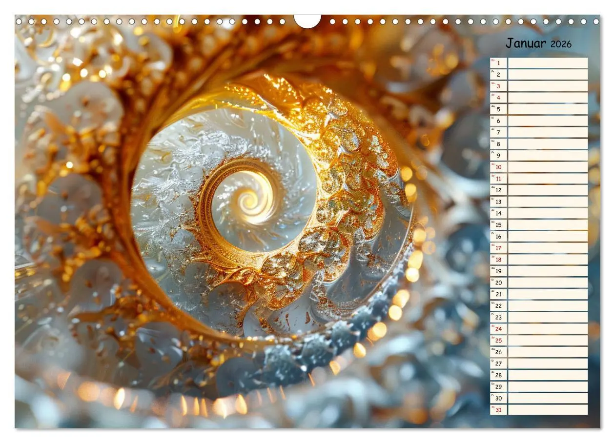 Bild: 9783457395127 | Elegante Wunderwelten (Wandkalender 2026 DIN A3 quer), CALVENDO...