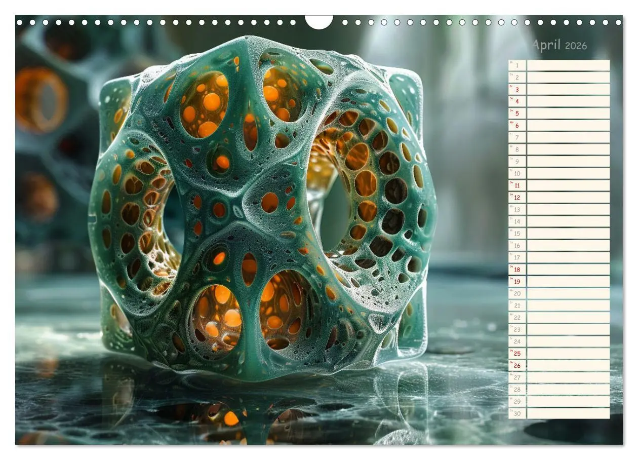 Bild: 9783457395127 | Elegante Wunderwelten (Wandkalender 2026 DIN A3 quer), CALVENDO...