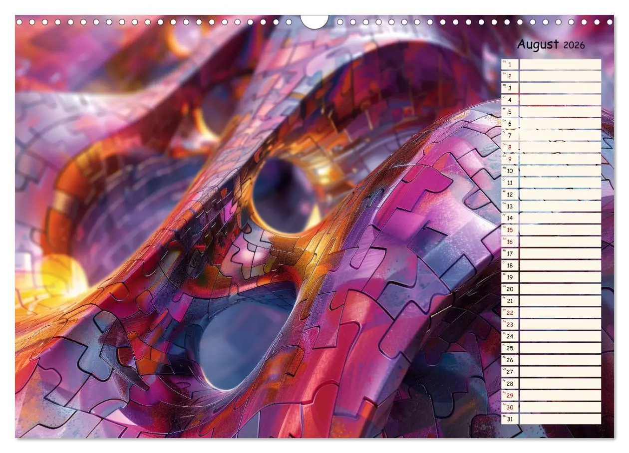 Bild: 9783457395127 | Elegante Wunderwelten (Wandkalender 2026 DIN A3 quer), CALVENDO...