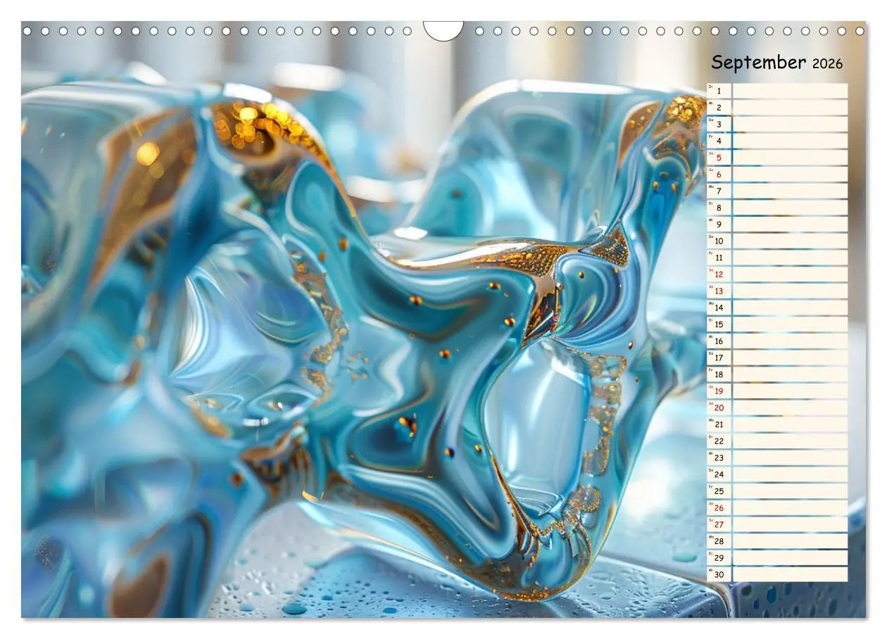 Bild: 9783457395127 | Elegante Wunderwelten (Wandkalender 2026 DIN A3 quer), CALVENDO...