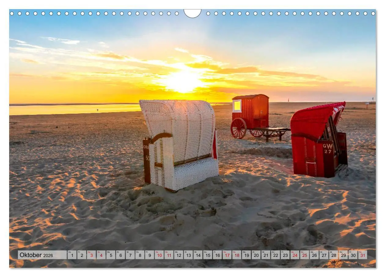 Bild: 9783457605127 | Nordsee - Sehnsuchtskalender zu Strand und Meer (Wandkalender 2026...