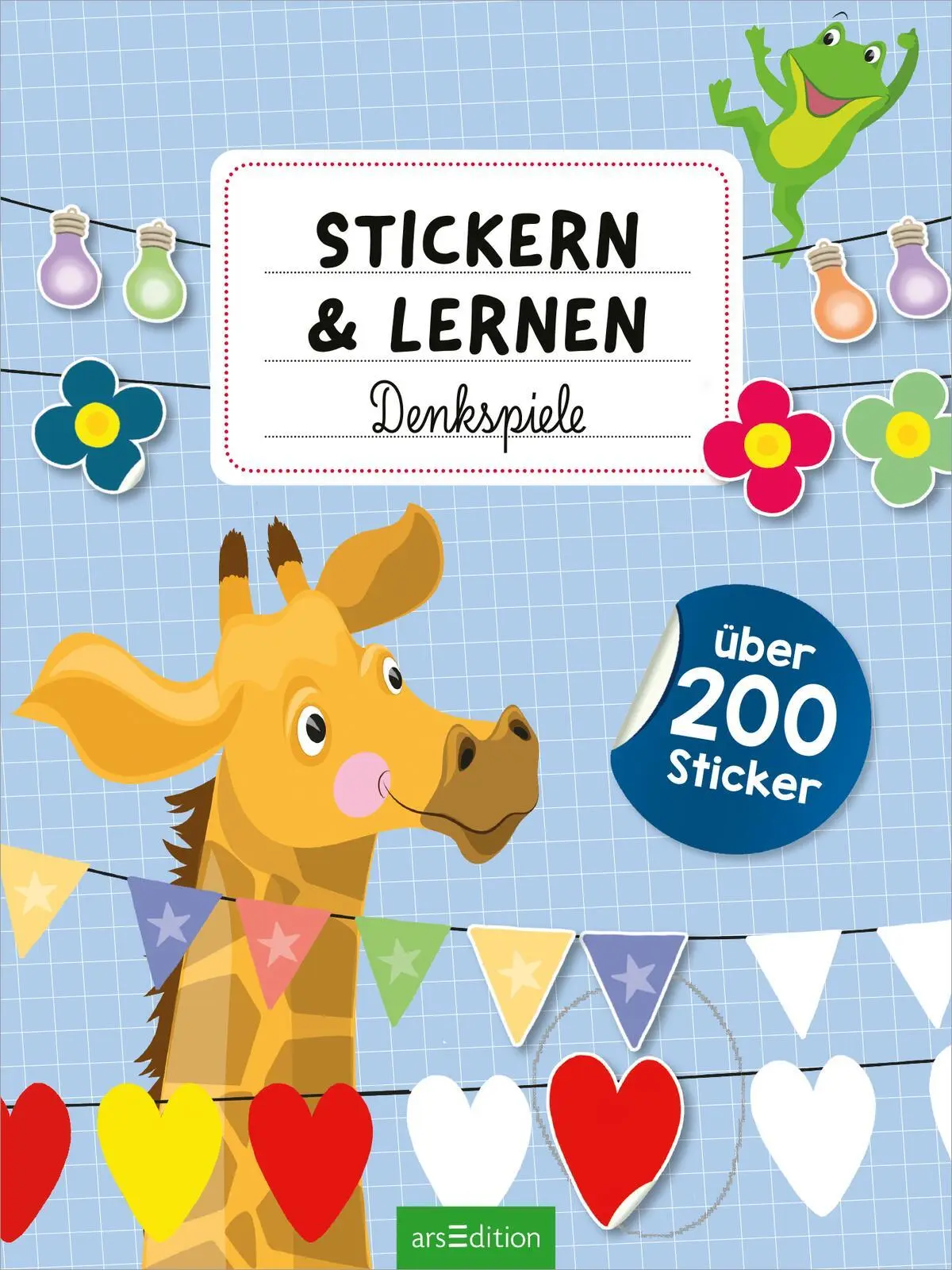 Bild: 9783845855127 | Stickern und Lernen - Denkspiele | Über 200 Sticker | Katja Jäger