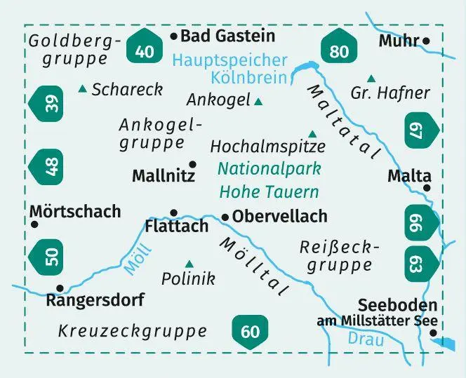 Bild: 9783991215127 | KOMPASS Wanderkarte 49 Nationalpark Hohe Tauern Süd, Mallnitz,...