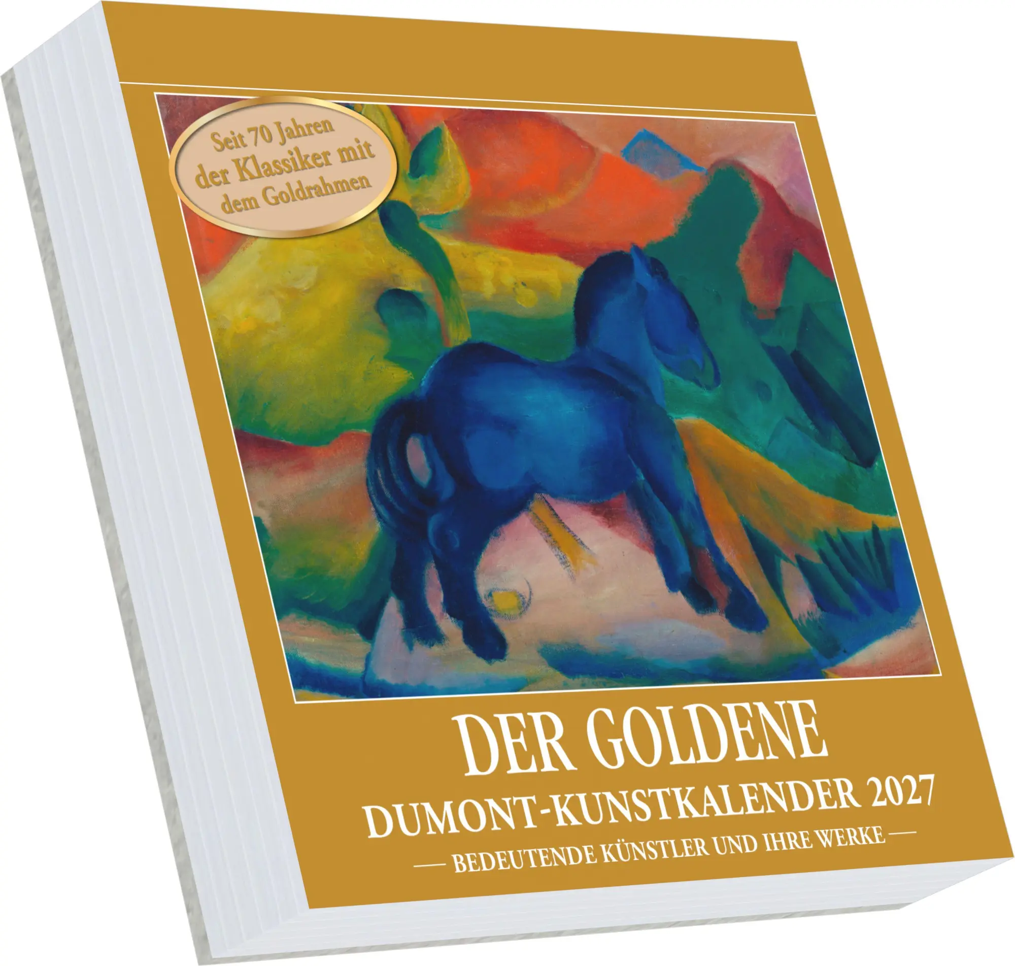 Cover: 4069095015227 | Der Goldene DUMONT-Kunstkalender 2027 | Neumann Verlage GmbH &amp; Co. KG