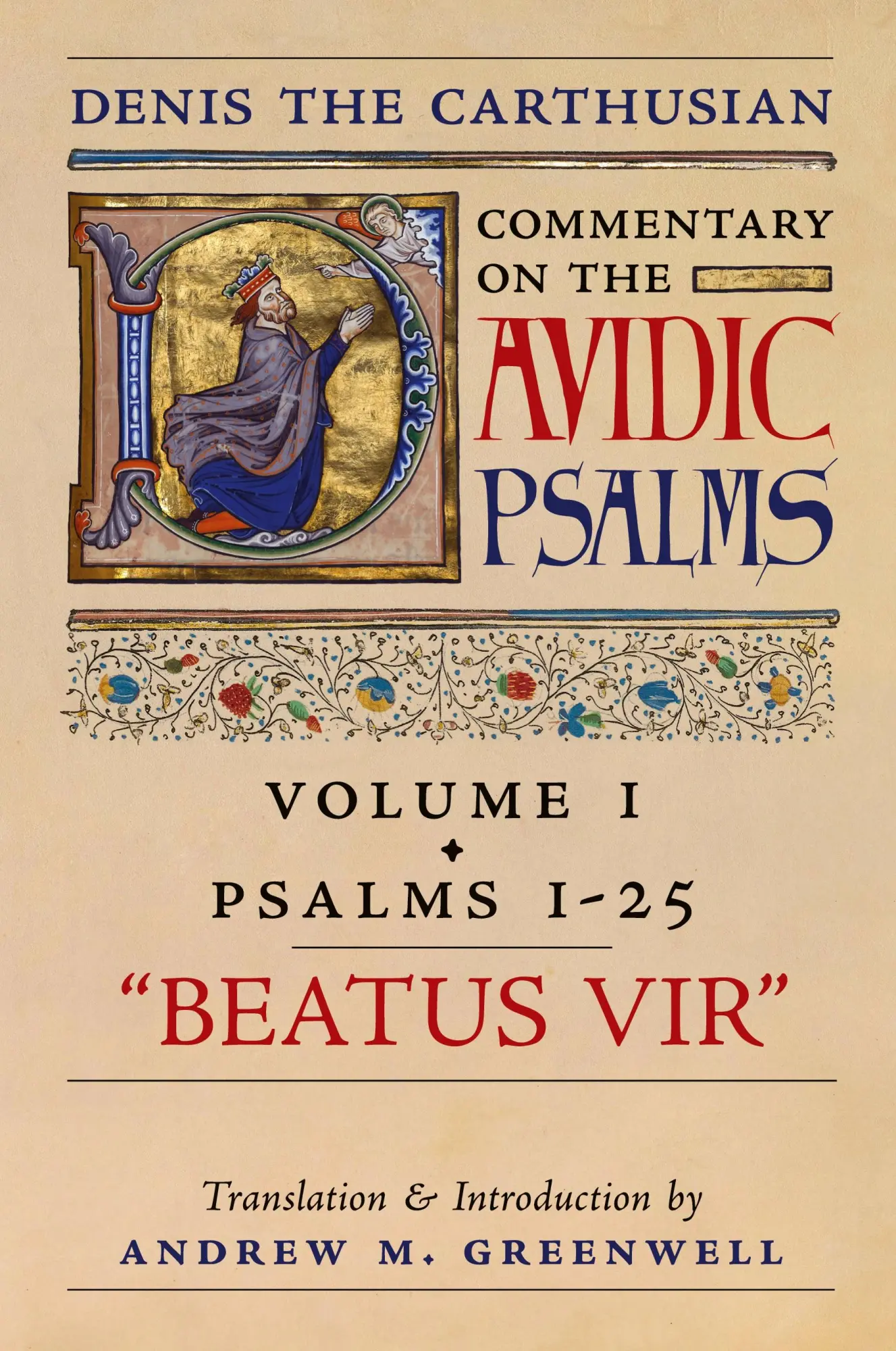 Cover: 9781989905227 | Beatus Vir (Denis the Carthusian's Commentary on the Psalms) | Buch