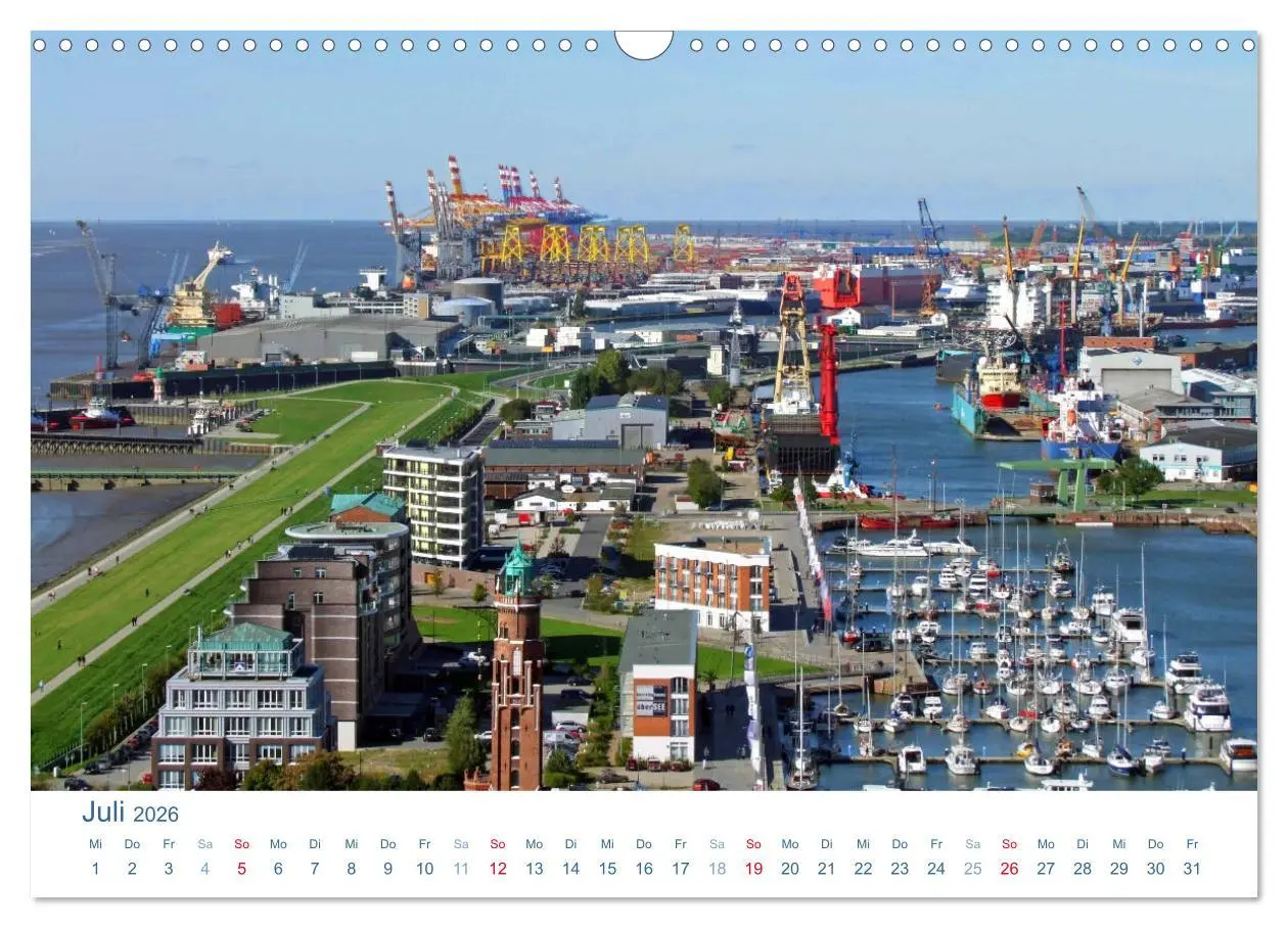 Bild: 9783457835227 | Bremerhaven 2026. Impressionen aus den Havenwelten (Wandkalender...
