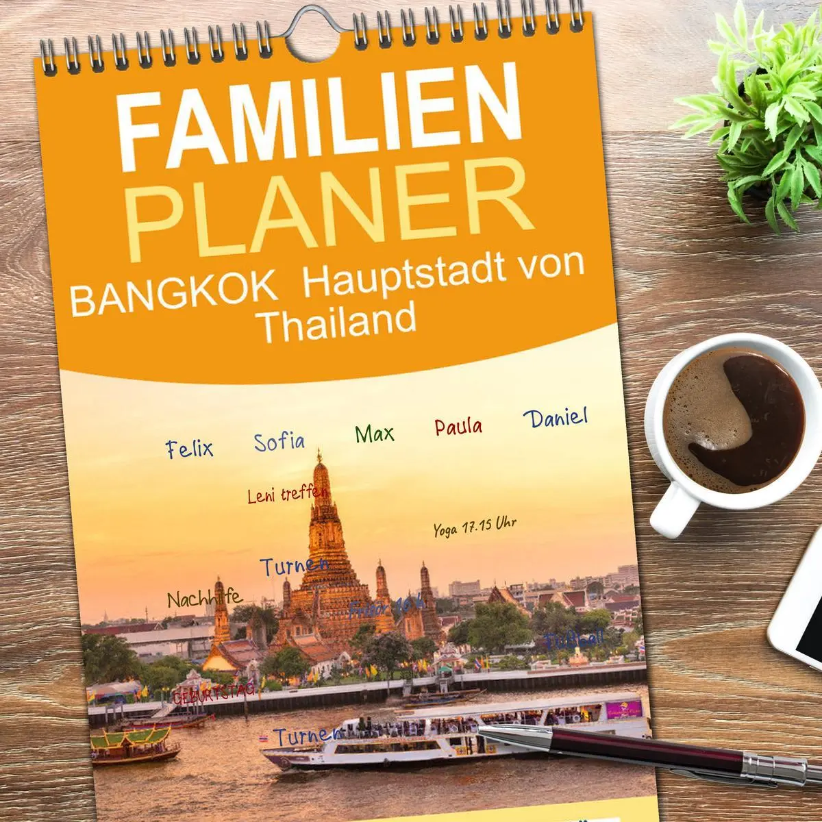 Bild: 9783516615227 | Familienplaner 2026 - BANGKOK Hauptstadt von Thailand mit 5 Spalten...