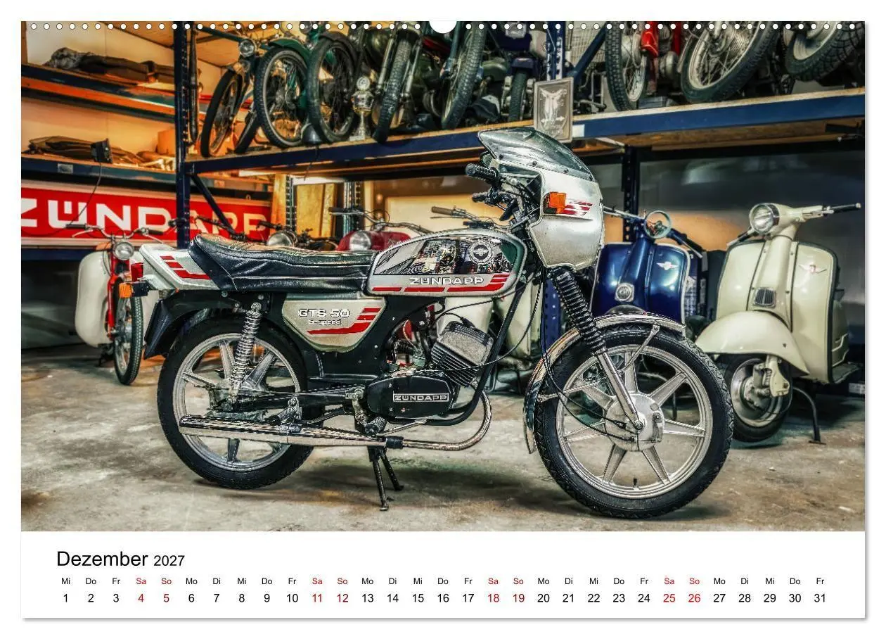 Bild: 9783569185227 | Zündapp-Träume (hochwertiger Premium Wandkalender 2027 DIN A2...