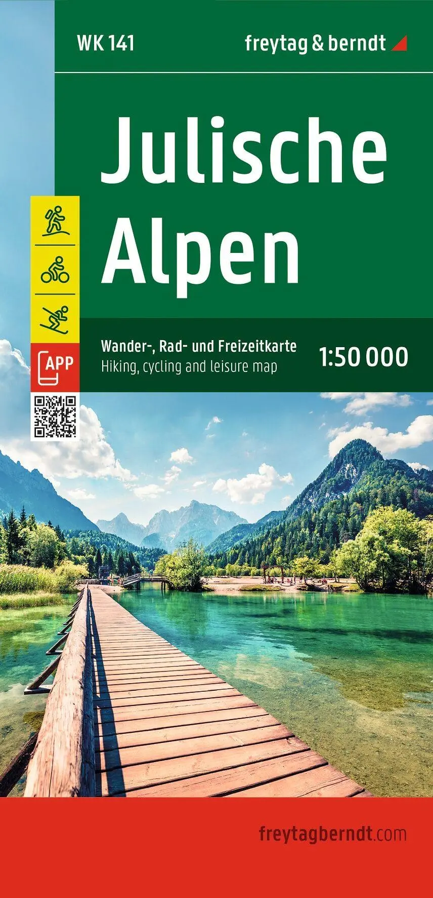 Cover: 9783707925227 | freytag &amp; berndt Wanderkarte WK 141 Julische Alpen 1:50.000 | Mit APP