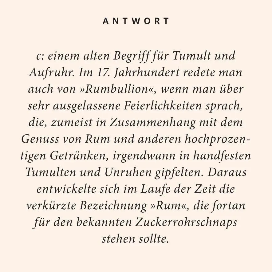 Bild: 9783899785227 | Rum-Quiz | Christian Lentz (u. a.) | Taschenbuch | Quiz im Quadrat