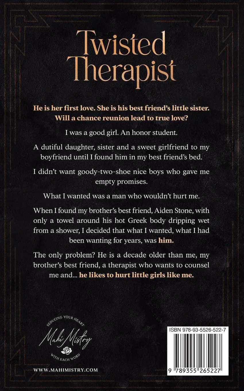 Rückseite: 9789355265227 | Twisted Therapist | Brother's Best Friend Age Gap Romance | Mistry