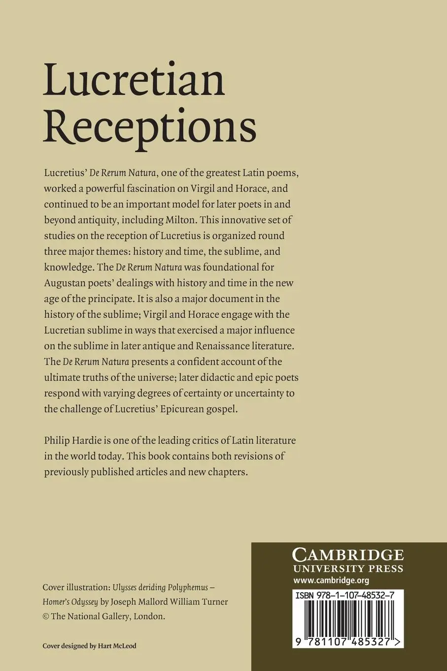 Rückseite: 9781107485327 | Lucretian Receptions | Philip Hardie | Taschenbuch | Englisch | 2014